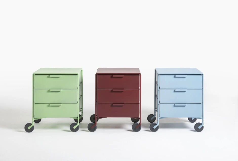Mobil Mat Containers with Castor Base by Kartell Furniture Accessories Mobil Mat Containers with Castor Base by Kartell Furniture Accessories
